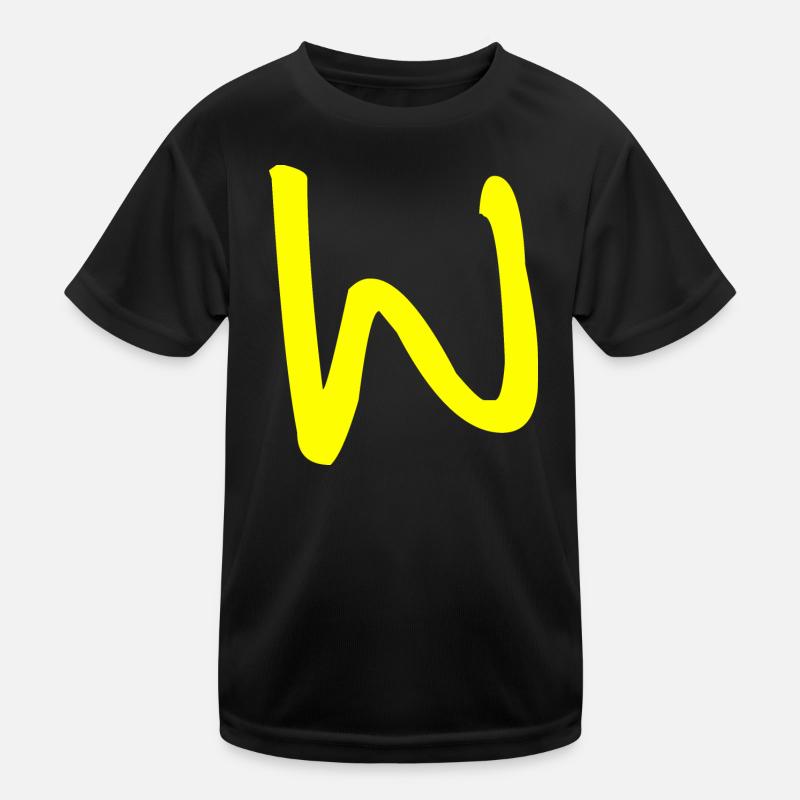 Buchstabe W Kinder Funktions-T-Shirt