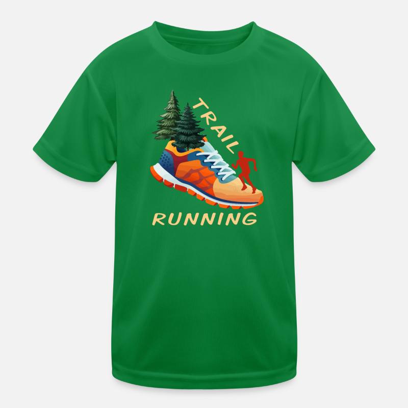 Trail Running Kinder Funktions-T-Shirt
