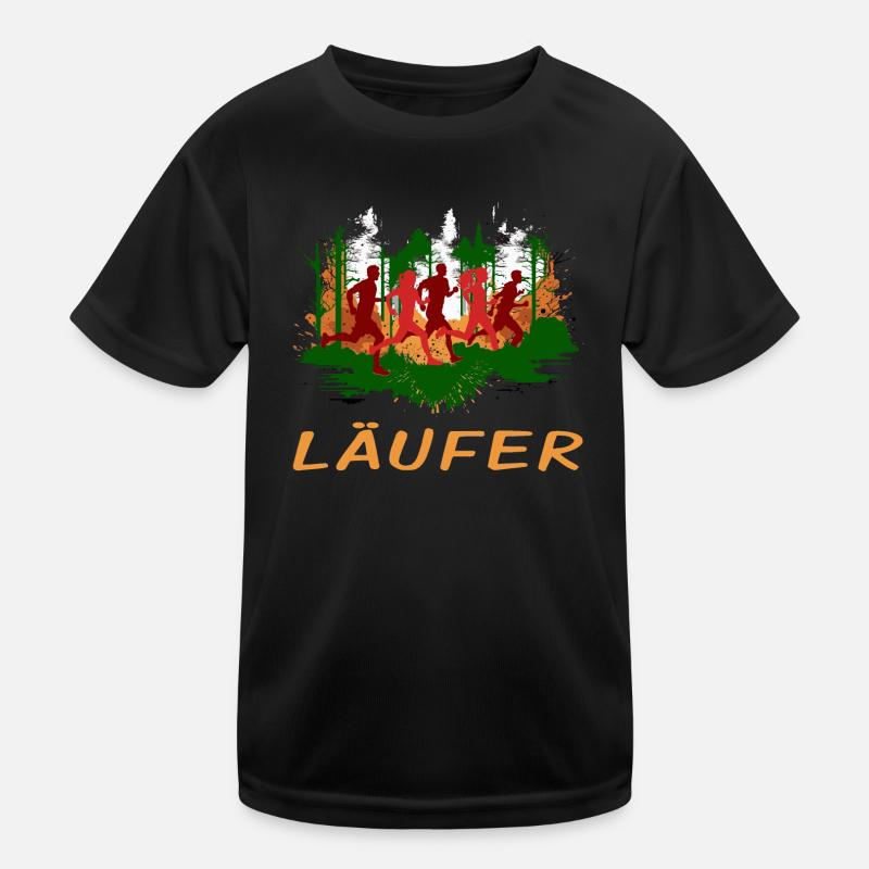 Läufer Kinder Funktions-T-Shirt