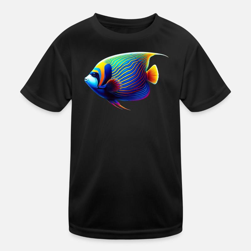Kaiser-Engelsfisch Kinder Funktions-T-Shirt