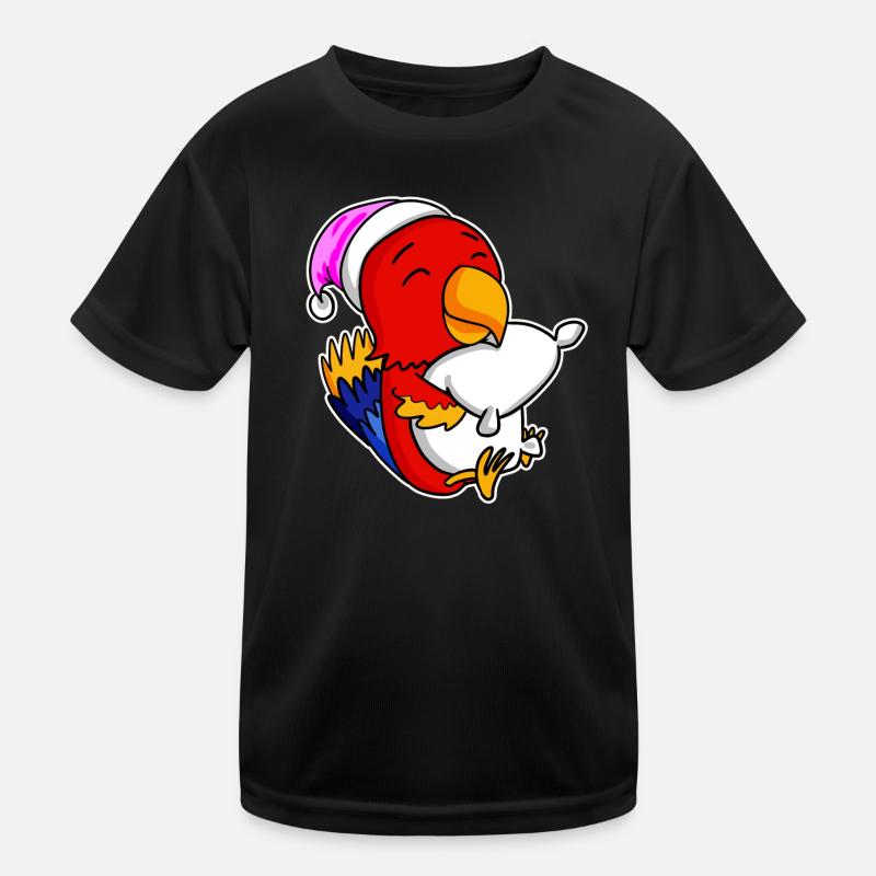 Parrot Tired Sleeping Sleeping Girl Kids Functional T-Shirt