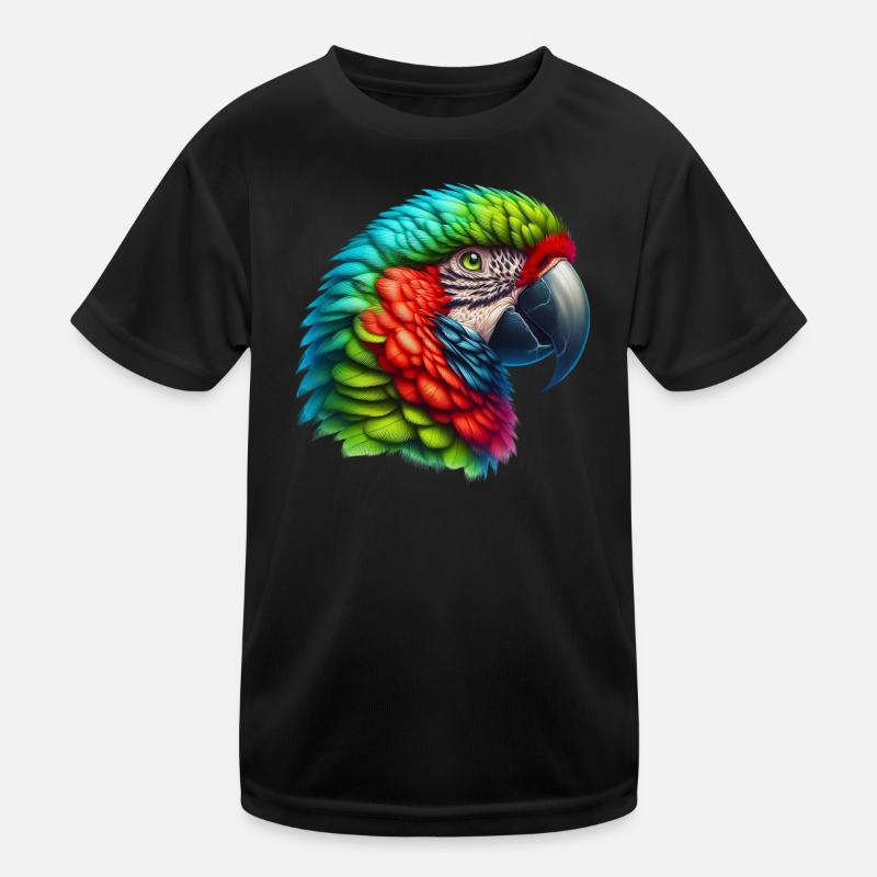 Papagei Kinder Funktions-T-Shirt