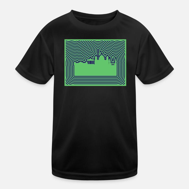 Berlin Skyline Kids Functional T-Shirt