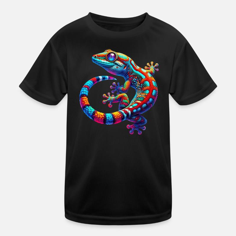 Gecko Kinder Funktions-T-Shirt