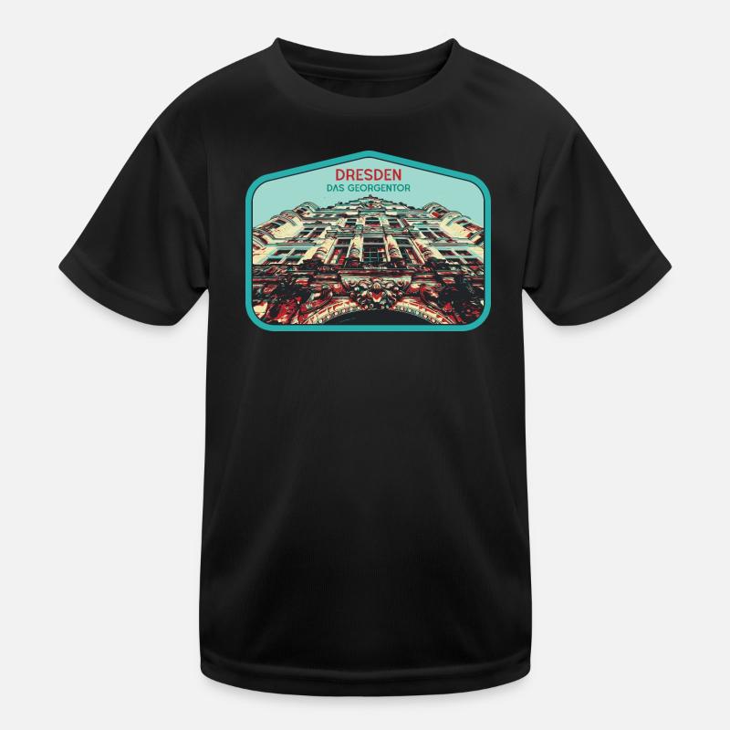 Illustration: Georgentor, Dresden Kinder Funktions-T-Shirt