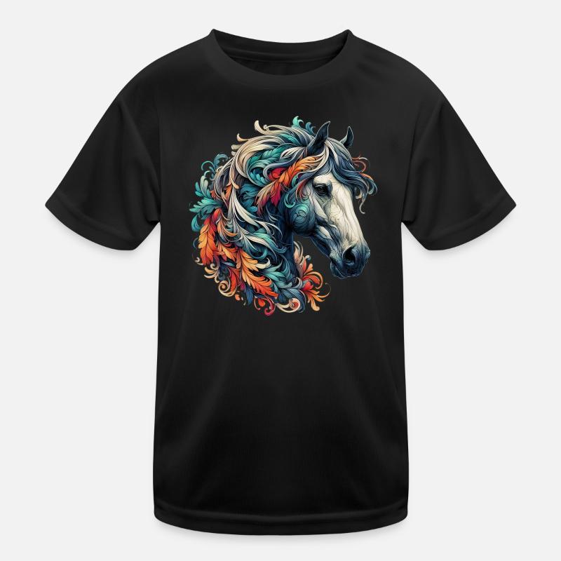 Horse Kids Functional T-Shirt