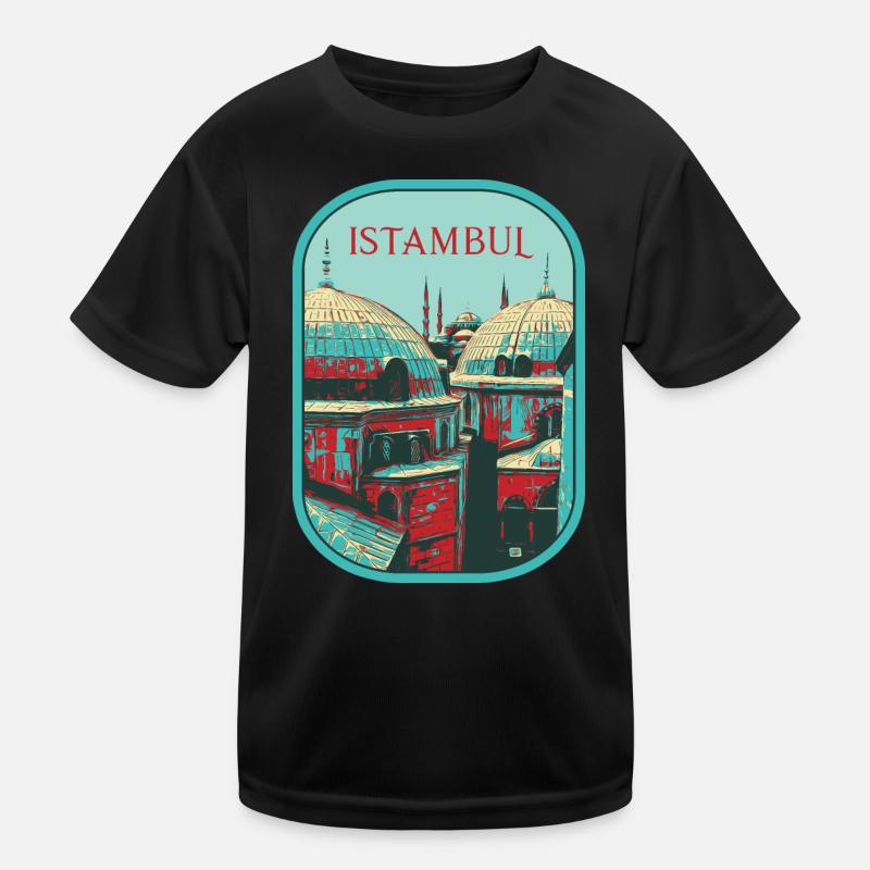 Majesté d'Istanbul: Mosquée sublime T-shirt sport Enfant