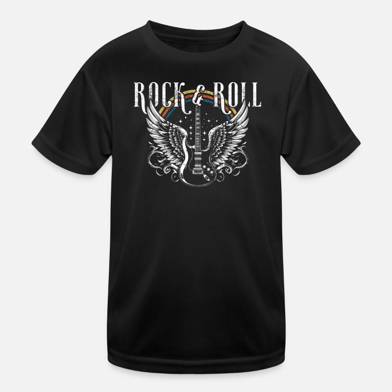 Rock & Roll Guitar Kinder Funktions-T-Shirt