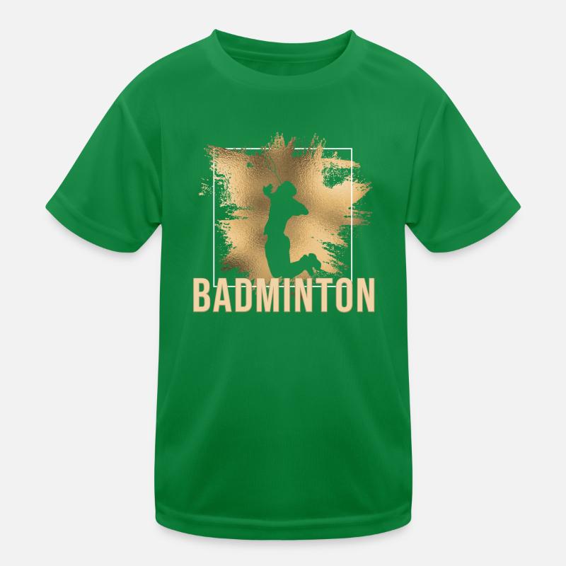Badminton Kinder Funktions-T-Shirt