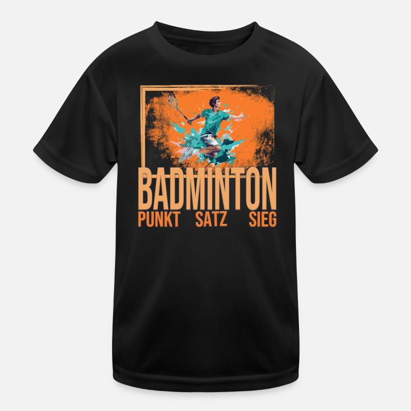 Punkt - Satz - Sieg Kinder Funktions-T-Shirt