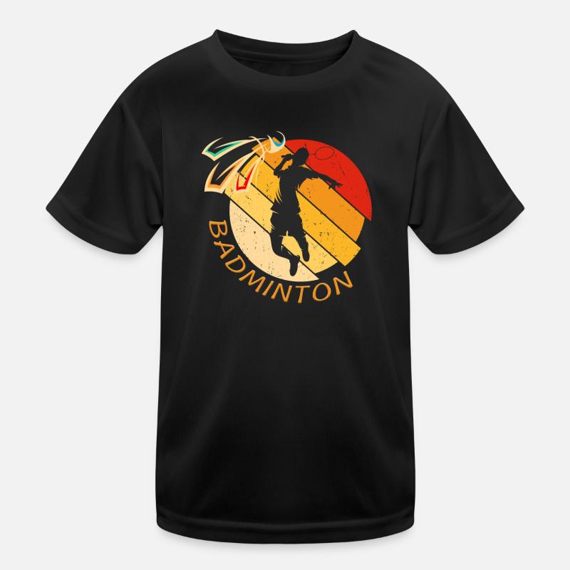Badminton Kinder Funktions-T-Shirt