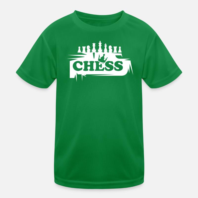 Chess Graffiti Chess Pieces Illustration icon Kids Functional T-Shirt