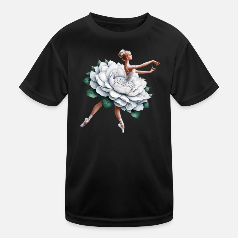 Balletttänzerin mit Tutu Kinder Funktions-T-Shirt