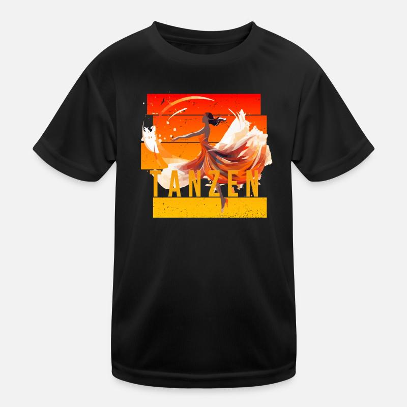 Tanzen Kinder Funktions-T-Shirt