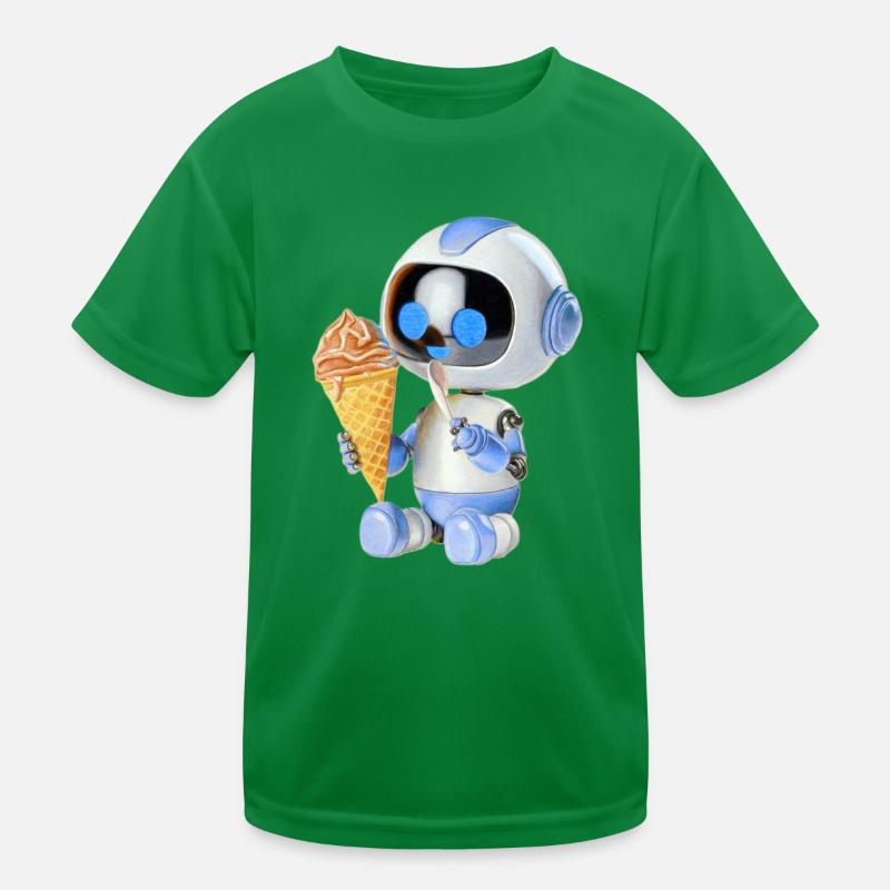 Crème glacée robot T-shirt sport Enfant