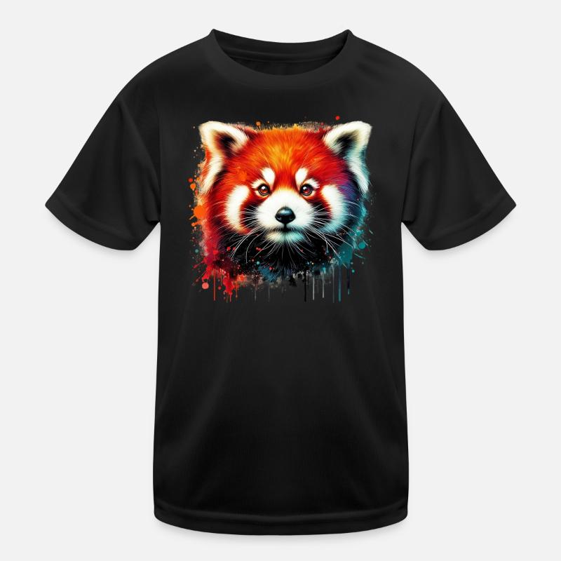 Red panda Kids Functional T-Shirt