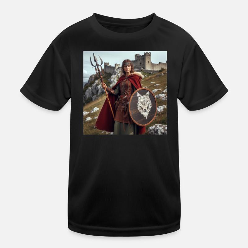 Guerrier viking T-shirt sport Enfant