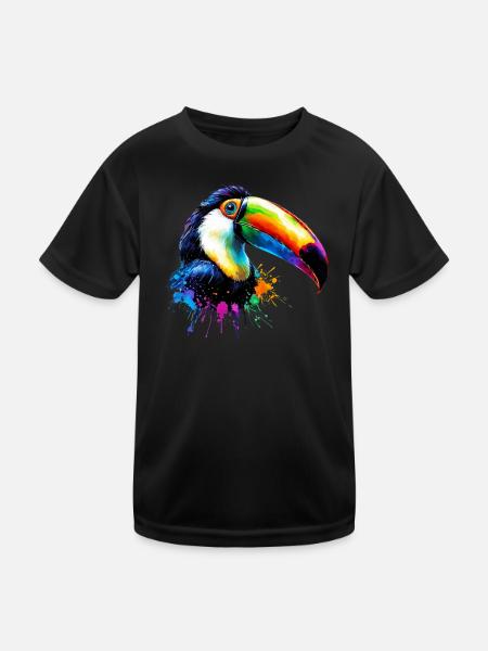 Toucan - T-shirt sport Enfant - noir