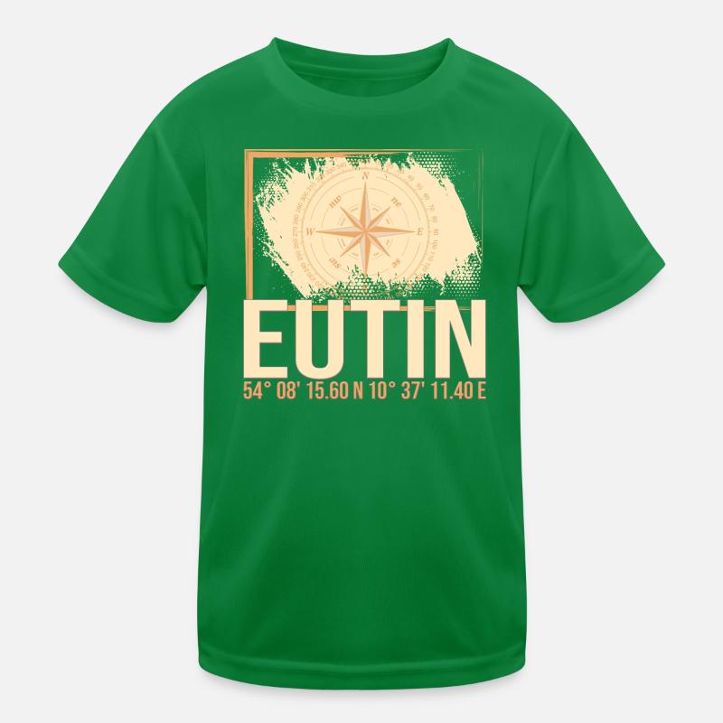 Eutin Koordinaten Kinder Funktions-T-Shirt