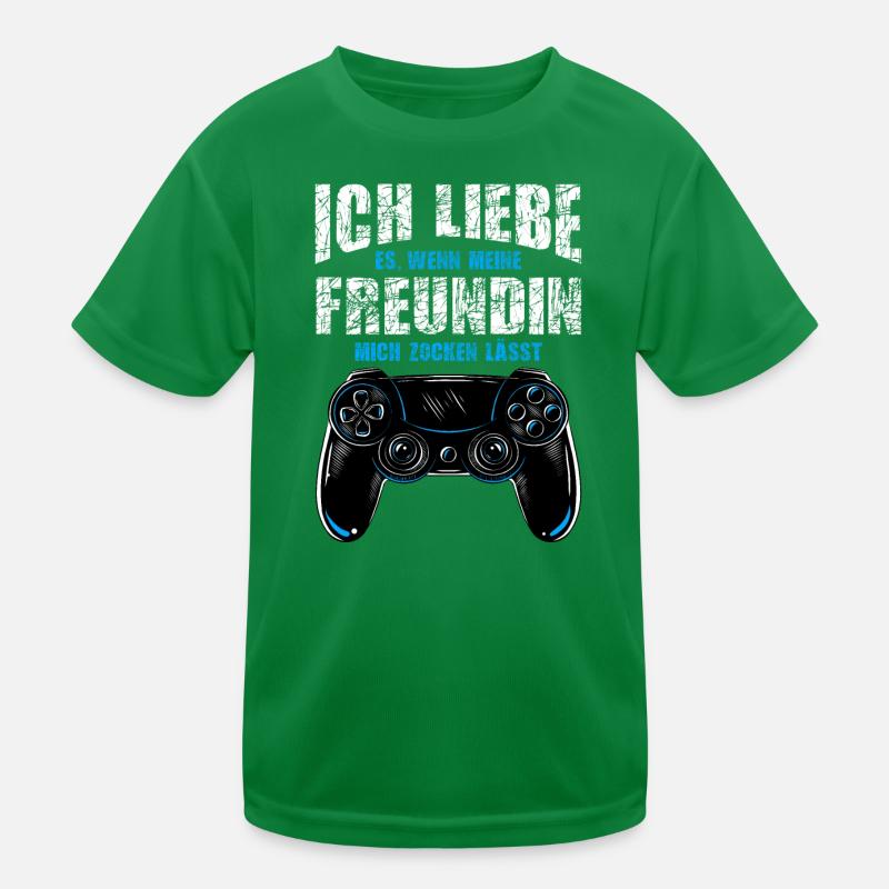 J’adore quand ma copine joue avec moi T-shirt sport Enfant