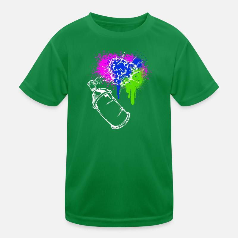 Graffiti Spraydose Kunst Strassenkunst Sprayer Kinder Funktions-T-Shirt