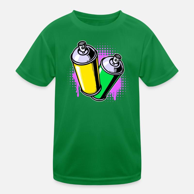 Sprayer Spraydose Street Art Graffiti Kunst Kinder Funktions-T-Shirt