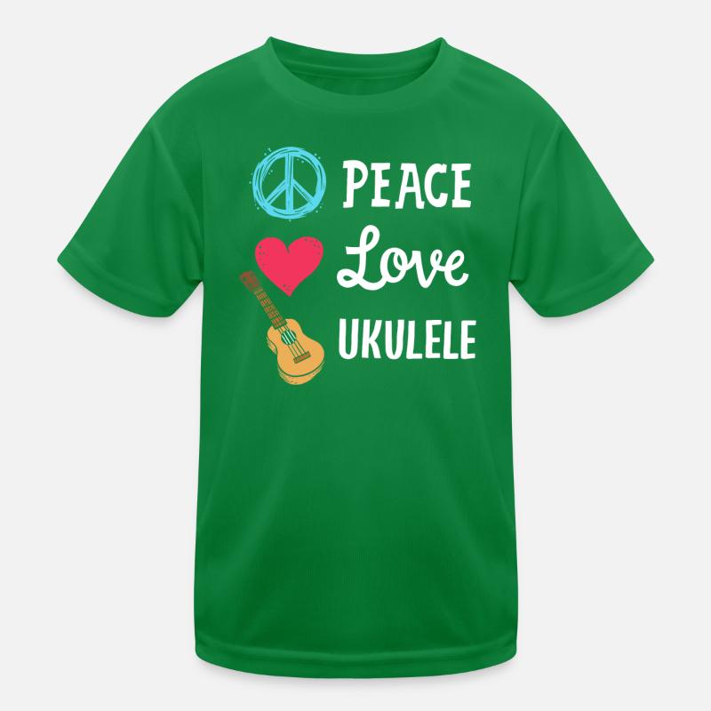 Ukulele Ukulele-Spieler Kinder Funktions-T-Shirt