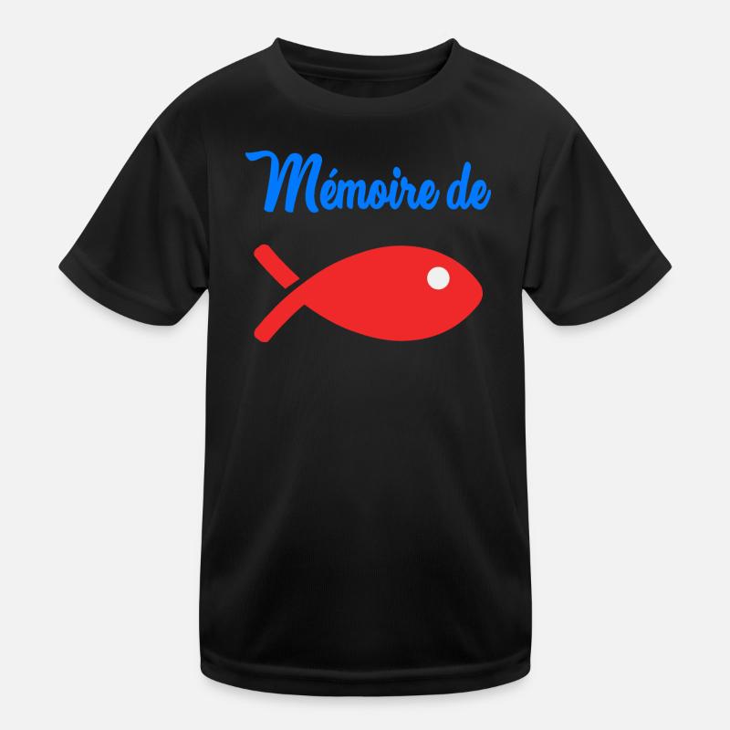 FISH. MEMORY. HUMOR Kids Functional T-Shirt