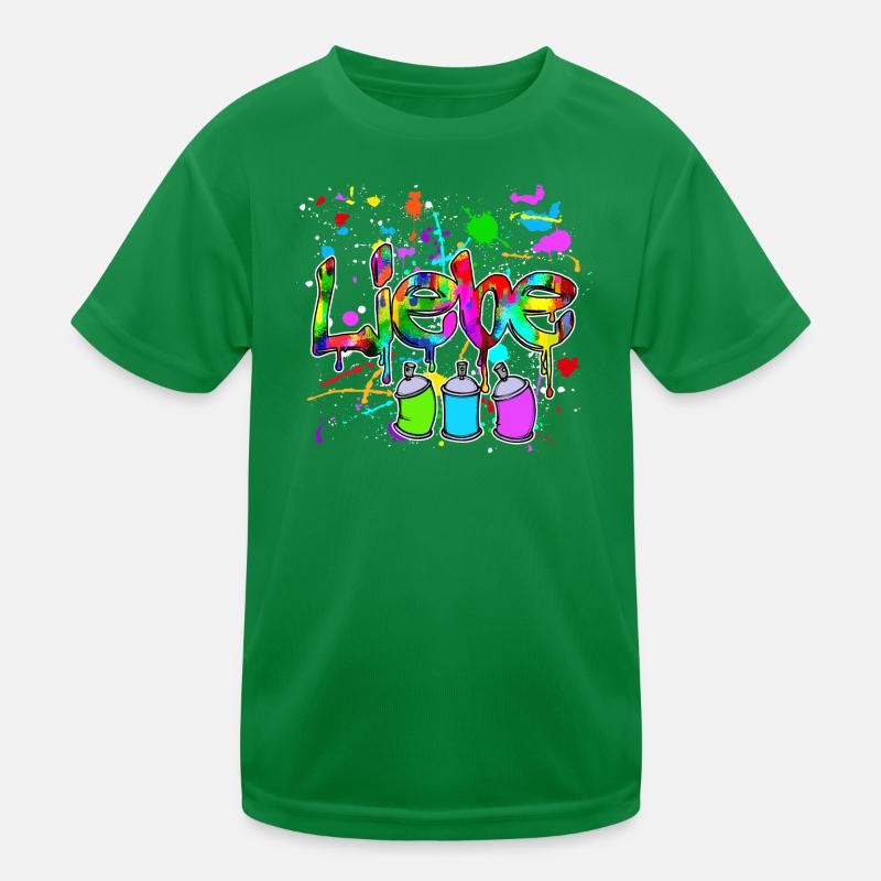 Spraydose Strassenkunst Wildstyle Graffite Sprayer Kinder Funktions-T-Shirt