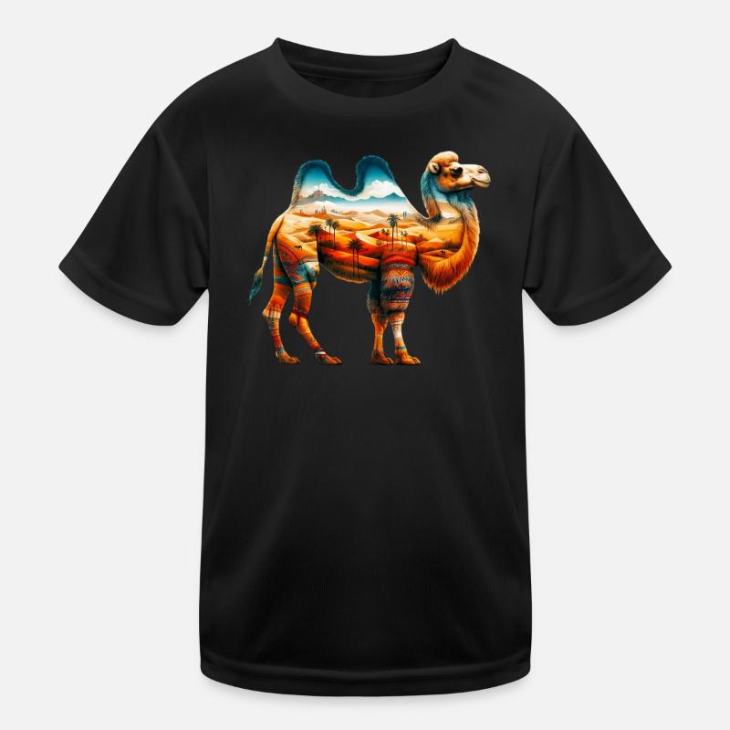 Camel Kids Functional T-Shirt