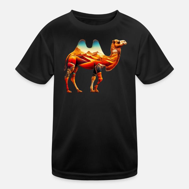 Camel Kids Functional T-Shirt