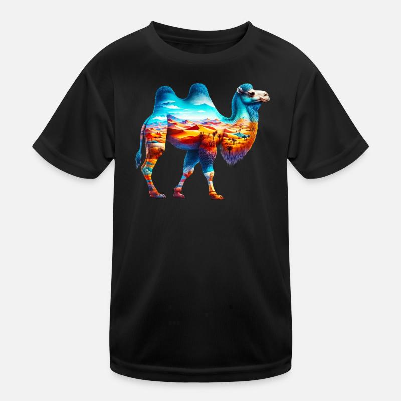 Camel Kids Functional T-Shirt
