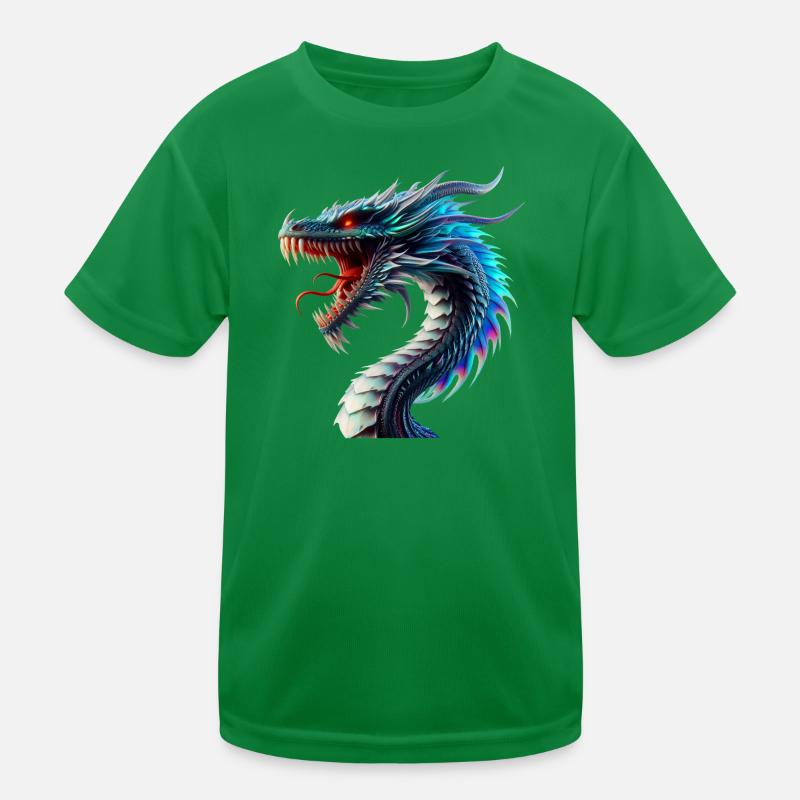 Drache (02) Kinder Funktions-T-Shirt