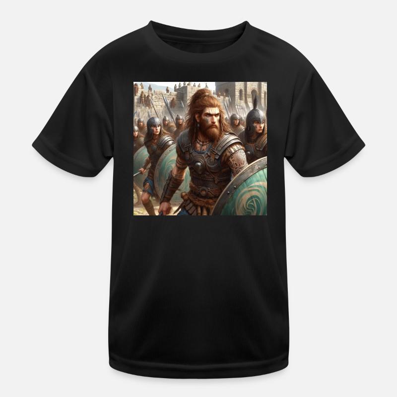 Keltiberer verteidigen Numancia Kinder Funktions-T-Shirt