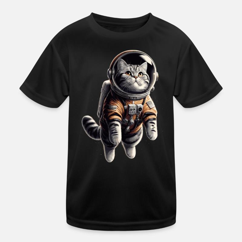 Astronaut BKH getigert Geschenk Kinder Funktions-T-Shirt