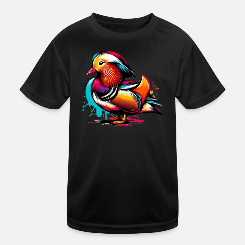 Mandarin duck Kids Functional T-Shirt