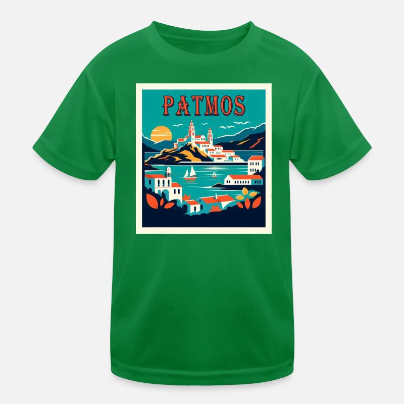 Vacances et voyages à Patmos, Grèce T-shirt sport Enfant