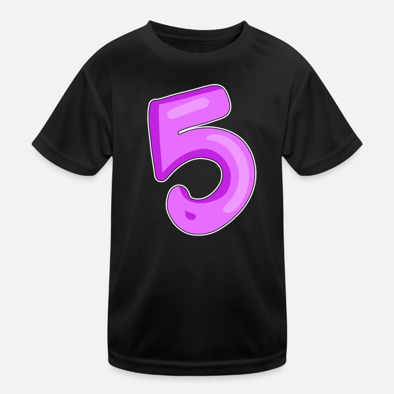 Number number 5 Kids Functional T-Shirt
