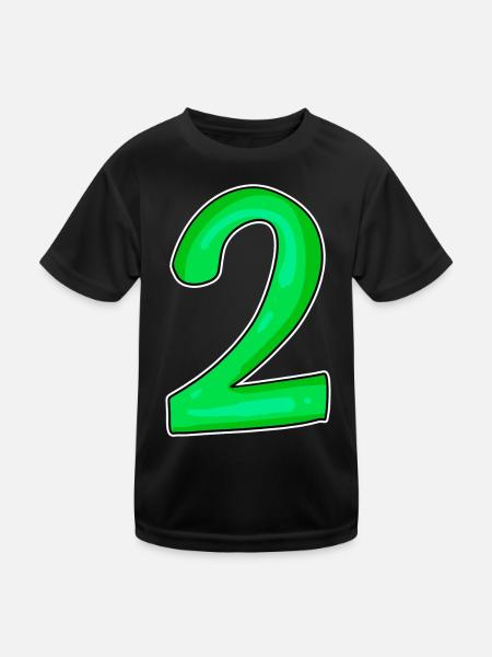 2 - Kids Functional T-Shirt - black