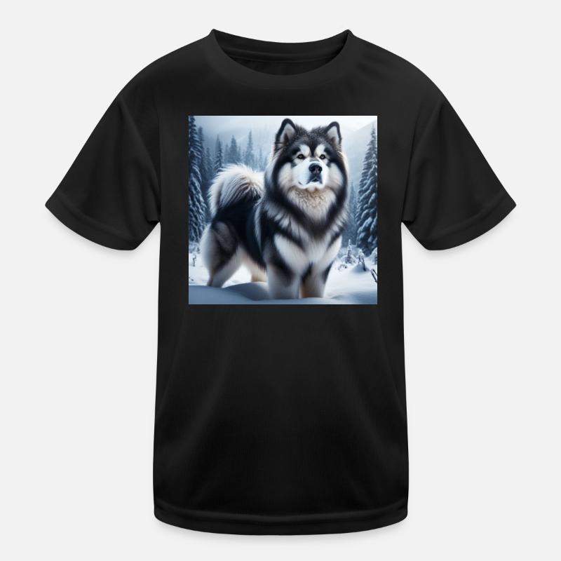 Alaskan malamute Kids Functional T-Shirt