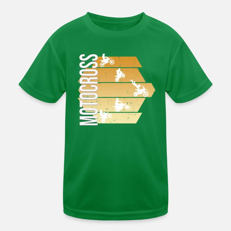 Motocross Kinder Funktions-T-Shirt