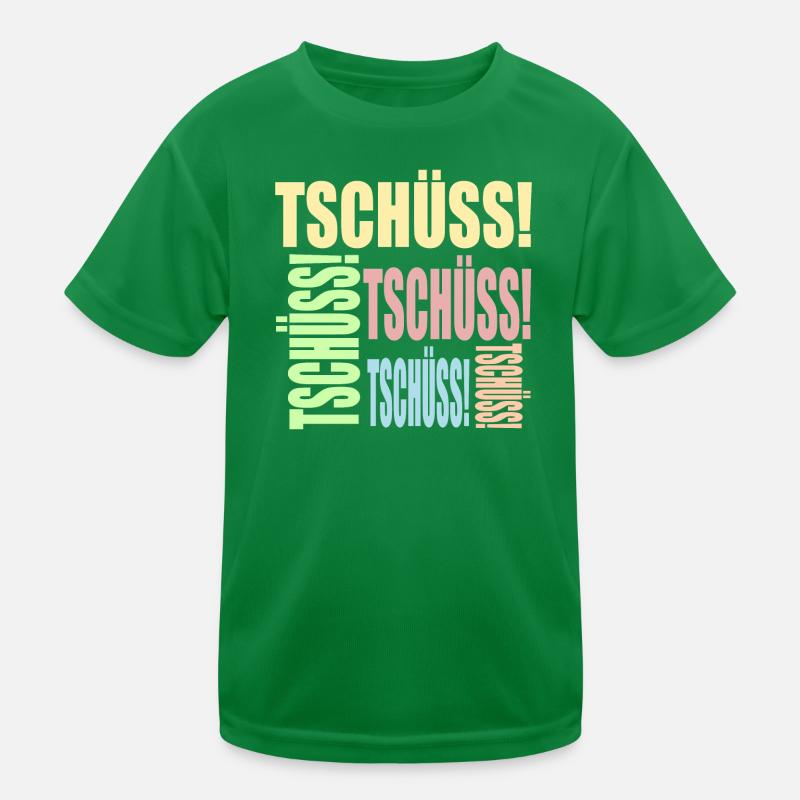 ABSCHIEDSGESCHENKE TSCHÜSS Kinder Funktions-T-Shirt