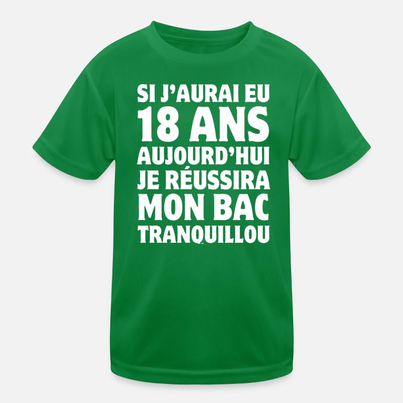 baccalauréat, bac, diplôme, bachelier T-shirt sport Enfant
