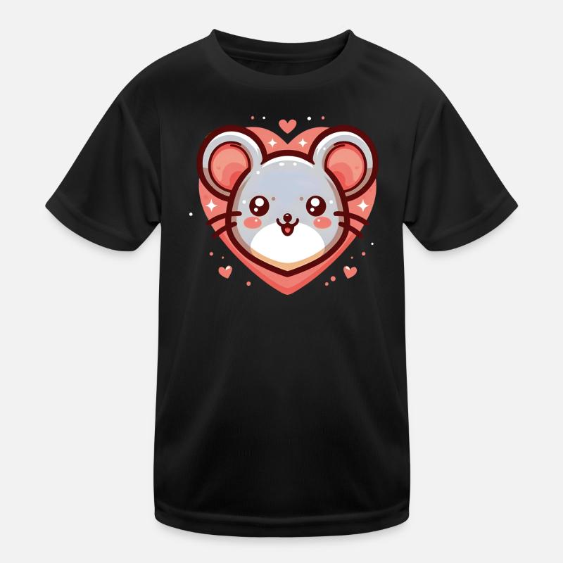Mouse Heart Kids Functional T-Shirt