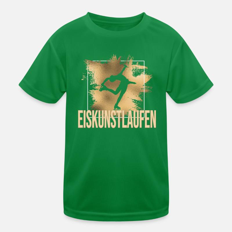 Eiskunstlauf Kinder Funktions-T-Shirt