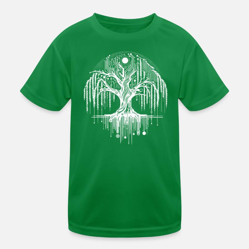 Conception de circuits numériques d’arbre de vie T-shirt sport Enfant