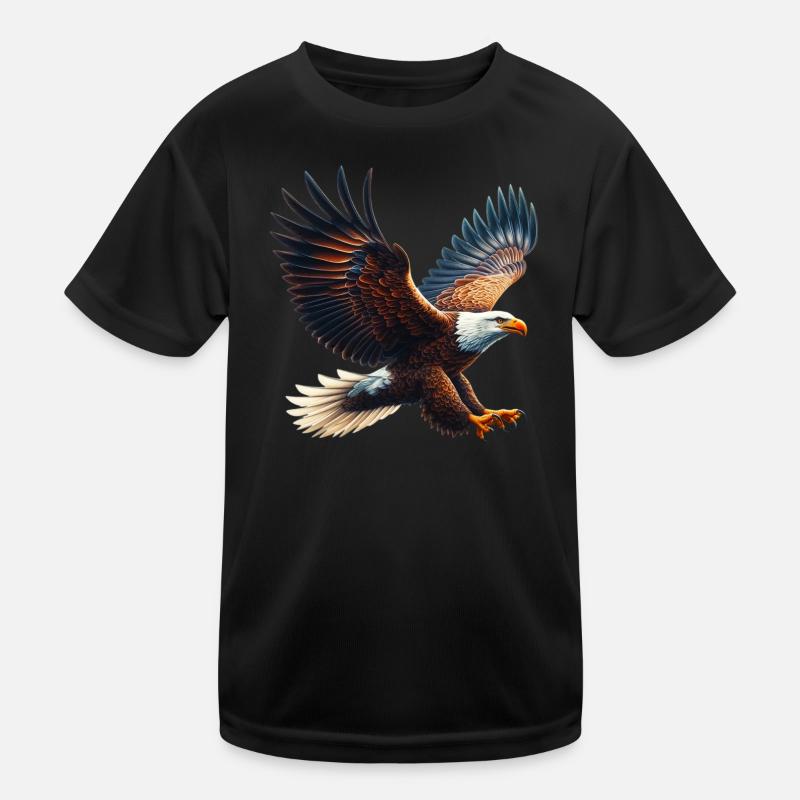 Adler Kinder Funktions-T-Shirt