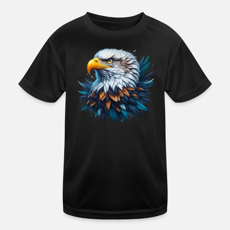 Adler Kinder Funktions-T-Shirt