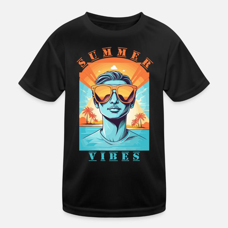 Coole Hipster Kinder Funktions-T-Shirt