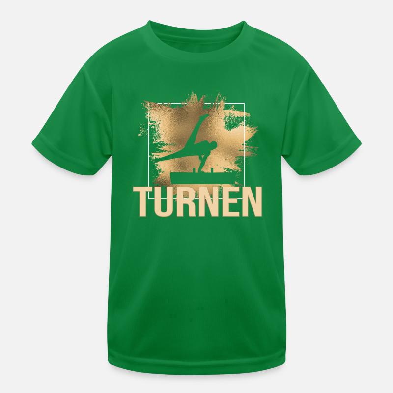 Turnen Kinder Funktions-T-Shirt